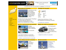 Tablet Screenshot of islanzarote.com